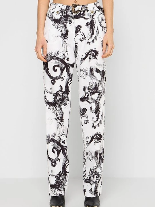 Zdjęcie produktu Spodnie materiałowe Versace Jeans Couture biały