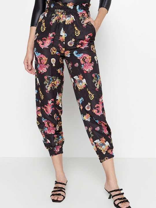 Zdjęcie produktu Spodnie materiałowe Versace Jeans Couture czarny
