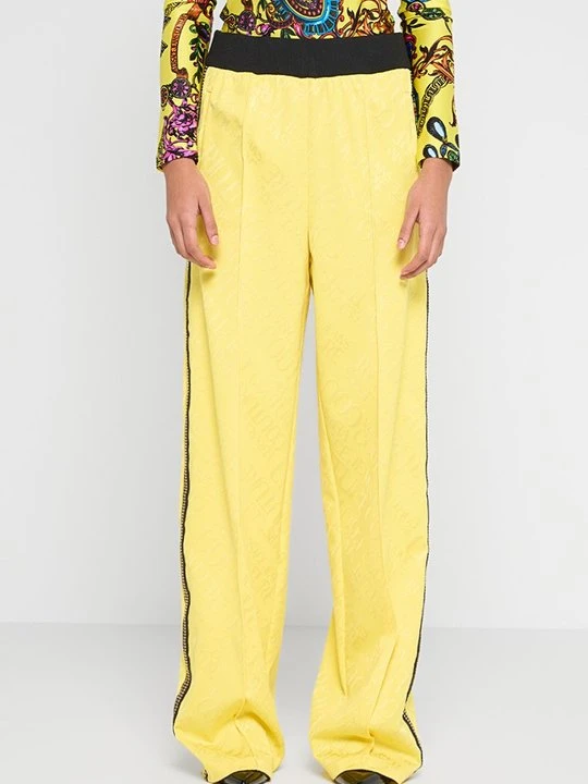 Zdjęcie produktu Spodnie materiałowe Versace Jeans Couture żółty