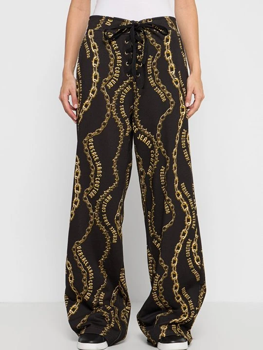 Zdjęcie produktu Spodnie materiałowe Versace Jeans Couture antracytowy melanż