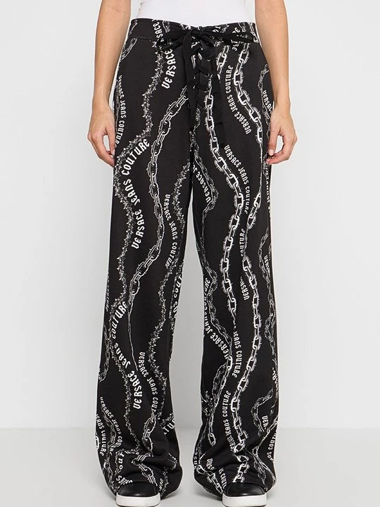 Zdjęcie produktu Spodnie materiałowe Versace Jeans Couture czarny