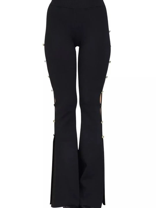 Zdjęcie produktu Spodnie materiałowe Versace Jeans Couture czarny