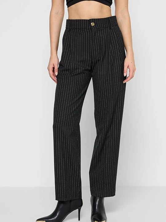 Zdjęcie produktu Spodnie materiałowe Versace Jeans Couture czarny
