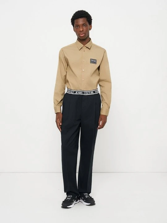 Zdjęcie produktu Spodnie materiałowe Versace Jeans Couture czarny