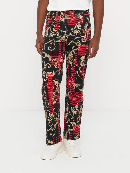 Zdjęcie produktu Spodnie materiałowe Versace Jeans Couture czarny