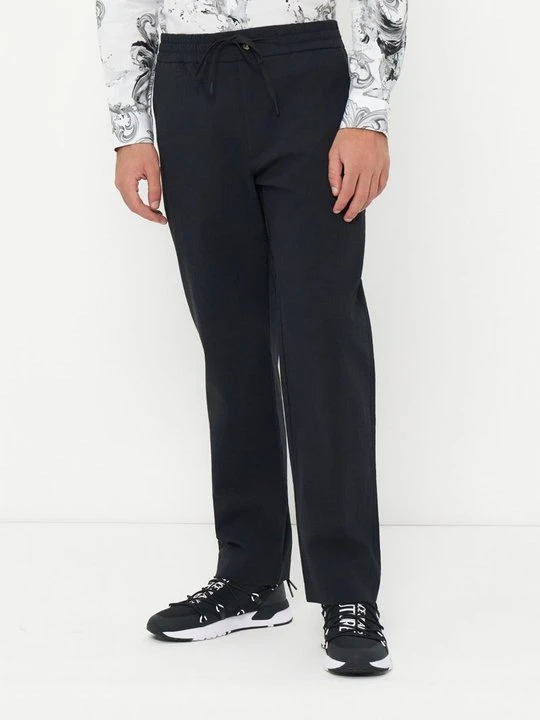 Zdjęcie produktu Spodnie materiałowe Versace Jeans Couture czarny