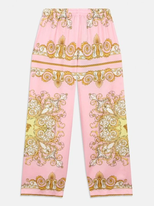 Zdjęcie produktu Spodnie materiałowe Versace złoty