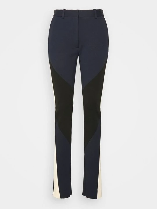 Zdjęcie produktu Spodnie materiałowe Victoria Beckham granatowy