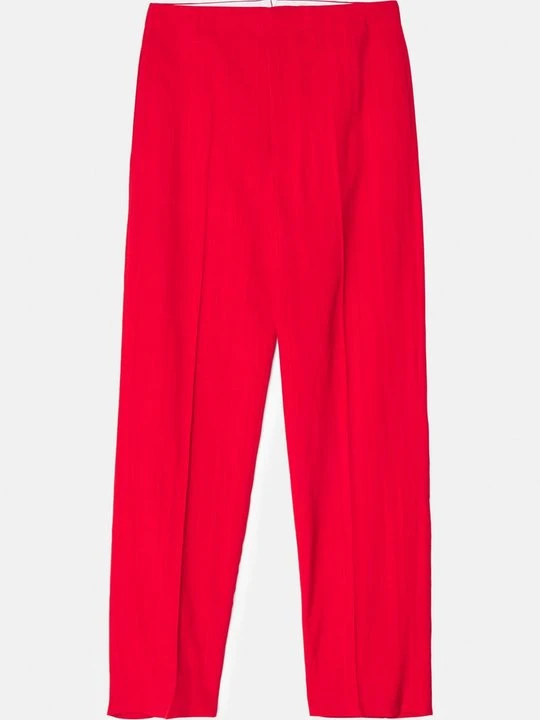 Zdjęcie produktu Spodnie materiałowe Victoria Beckham czerwony