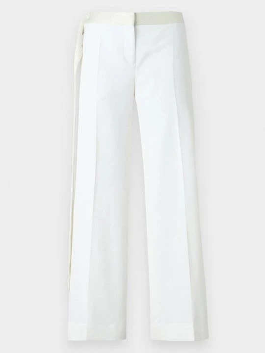 Zdjęcie produktu Spodnie materiałowe Victoria Beckham mleczny