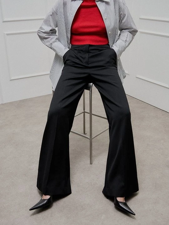 Zdjęcie produktu Spodnie materiałowe Victoria Beckham czarny