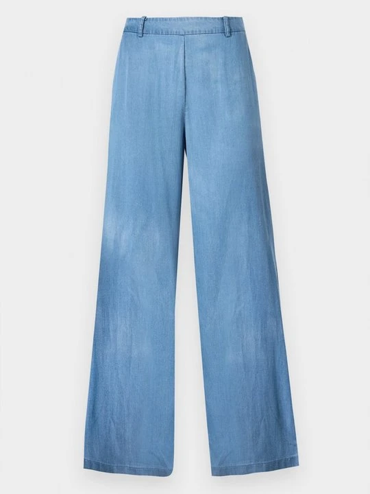 Zdjęcie produktu Spodnie materiałowe Vila niebieski denim