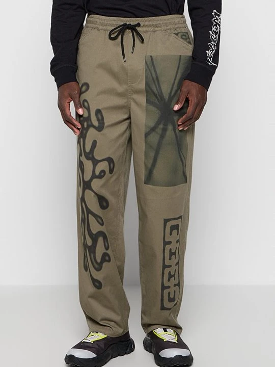 Zdjęcie produktu Spodnie materiałowe Volcom oliwkowy