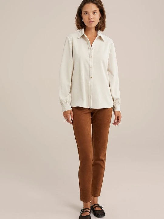 Zdjęcie produktu Spodnie materiałowe WE Fashion jasny brąz
