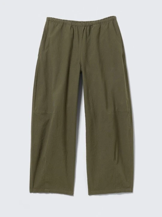 Zdjęcie produktu Spodnie materiałowe Weekday khaki