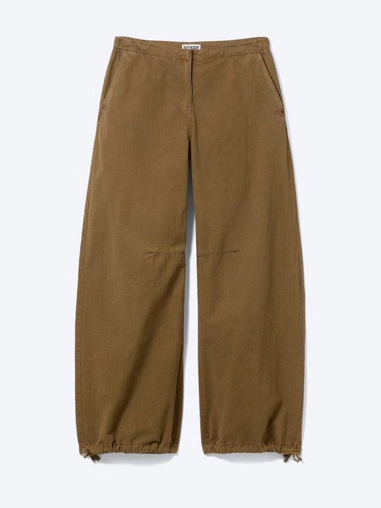 Zdjęcie produktu Spodnie materiałowe Weekday khaki