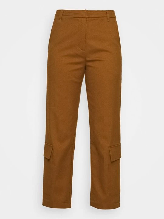 Zdjęcie produktu Spodnie materiałowe Who What Wear brązowy