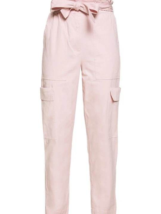 Zdjęcie produktu Spodnie materiałowe Who What Wear jasnoróżowy
