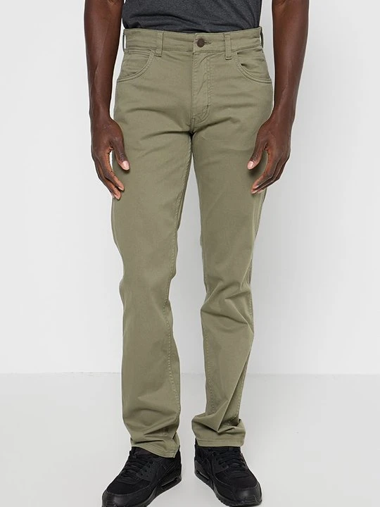 Zdjęcie produktu Jeansy Straight Leg Wrangler oliwkowy