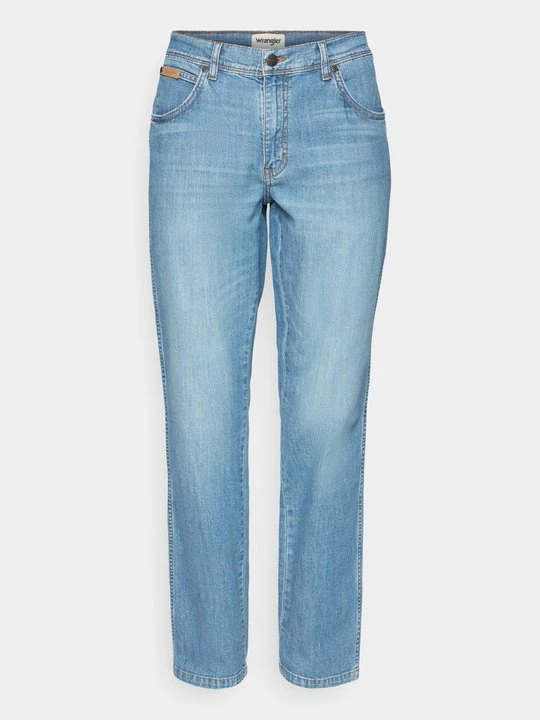 Zdjęcie produktu Spodnie materiałowe Wrangler niebieski denim