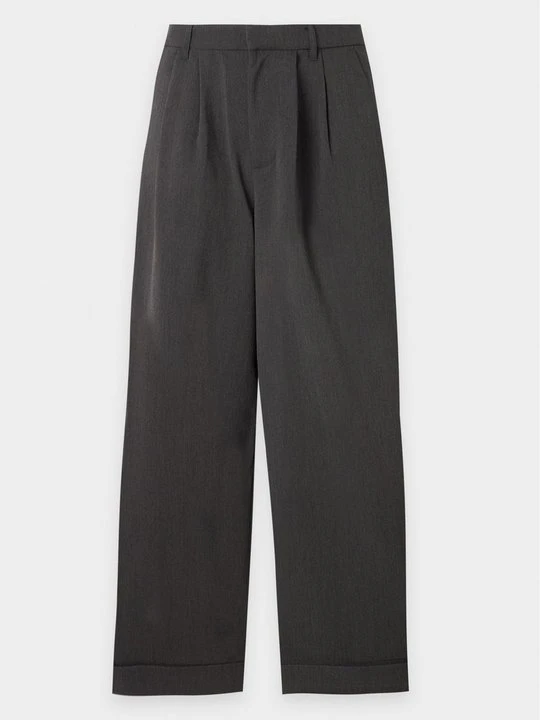 Zdjęcie produktu Spodnie materiałowe YOURTURN By Zalando szary melanż