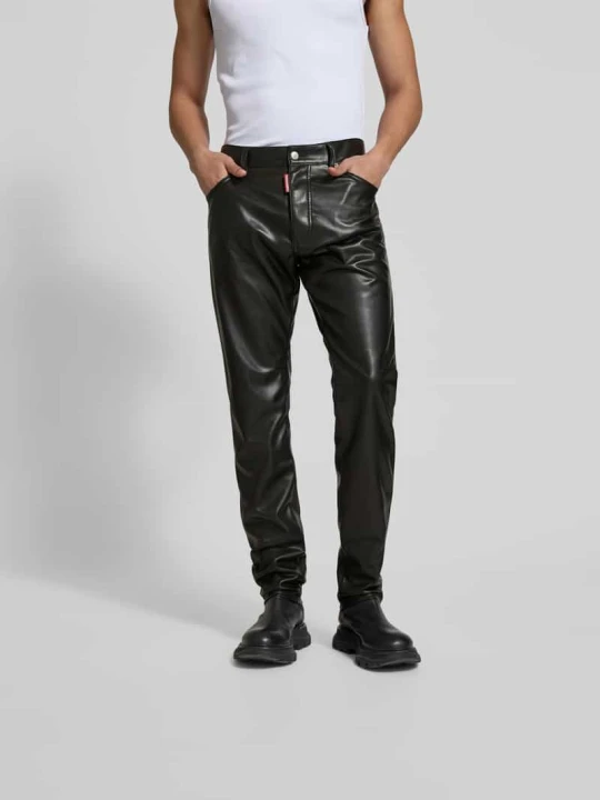 Zdjęcie produktu Spodnie materiałowe z 5 kieszeniami Dsquared2 Czarny