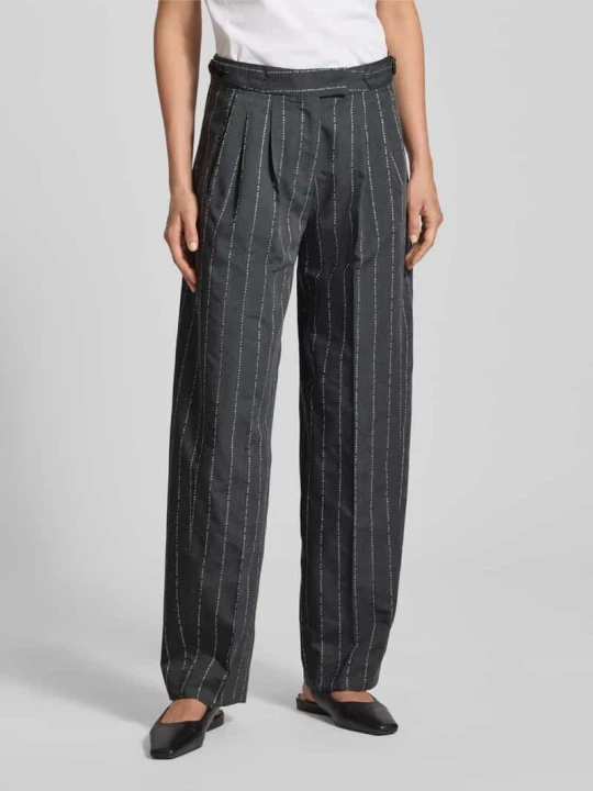 Zdjęcie produktu Spodnie materiałowe z dodatkiem wełny i kieszeniami z tyłu Scotch & Soda Antracytowy