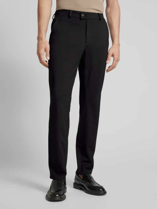 Zdjęcie produktu Spodnie w kroju comfort fit z kieszeniami z tyłu model 'Thilo' Eurex By Brax Czarny