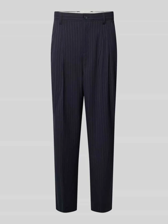 Zdjęcie produktu Spodnie materiałowe z kantami model 'GRANT' Casual Friday Granatowy