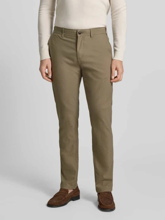 Zdjęcie produktu Spodnie materiałowe o kroju slim fit z kieszeniami z tyłu MCNEAL