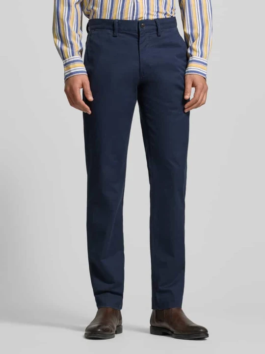 Zdjęcie produktu Spodnie materiałowe z kieszeniami z tyłu Polo Ralph Lauren Ciemnoniebieski