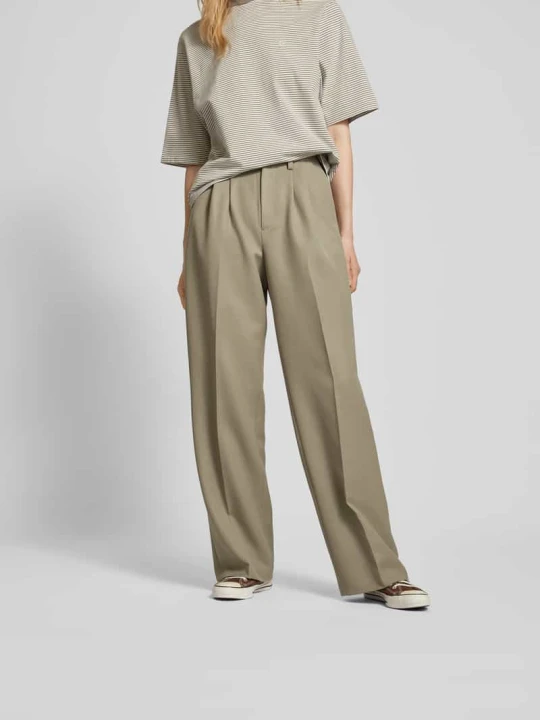 Zdjęcie produktu Spodnie materiałowe z wpuszczanymi kieszeniami Anine Bing Khaki