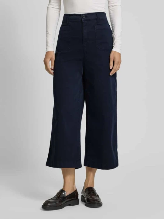 Zdjęcie produktu Spodnie materiałowe z wpuszczanymi kieszeniami model ‘YURSHANE’ Lauren Ralph Lauren Ciemnoniebieski