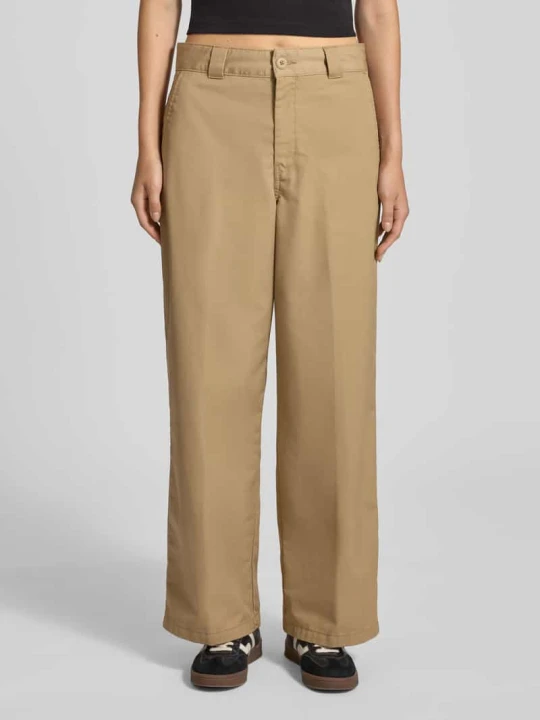 Zdjęcie produktu Spodnie materiałowe z wpuszczanymi kieszeniami w stylu francuskim Carhartt WIP Beżowy