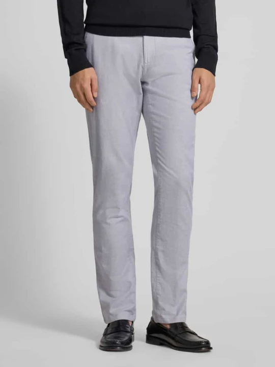 Zdjęcie produktu Spodnie materiałowe o kroju slim fit z francuskimi wpuszczanymi kieszeniami MCNEAL Jasnoszary