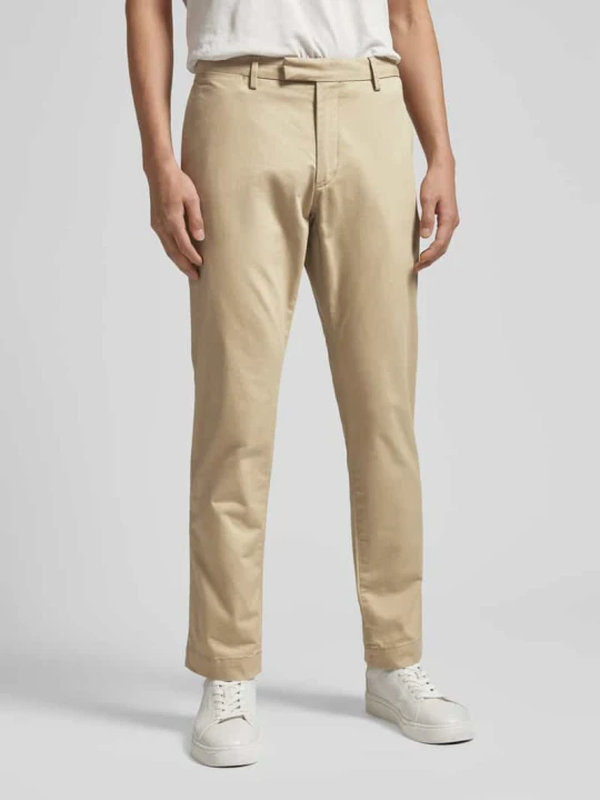 Zdjęcie produktu Spodnie materiałowe z wpuszczanymi kieszeniami w stylu francuskim Polo Ralph Lauren Beżowy