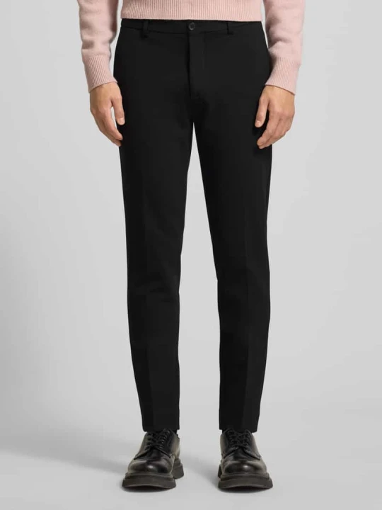 Zdjęcie produktu Spodnie materiałowe z wpuszczanymi kieszeniami w stylu francuskim Scotch & Soda Czarny