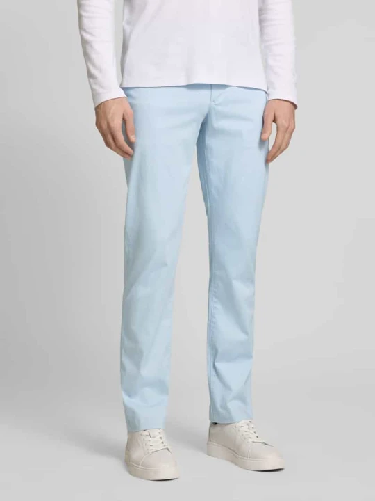 Zdjęcie produktu Spodnie materiałowe z wpuszczanymi kieszeniami w stylu francuskim Tommy Hilfiger Jasnoniebieski