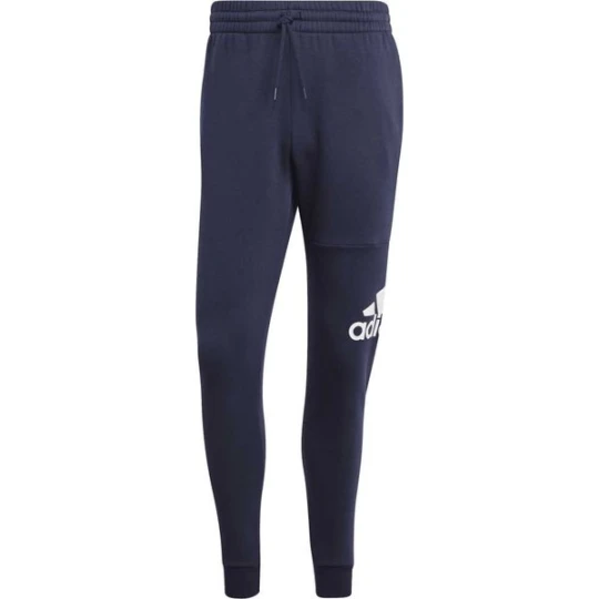 Zdjęcie produktu Spodnie dresowe męskie Essentials Fleece Tapered Cuff Big Logo Adidas Granatowy