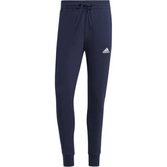 Zdjęcie produktu Spodnie dresowe męskie Essentials French Terry Tapered Cuff 3-Stripes Adidas Granatowy