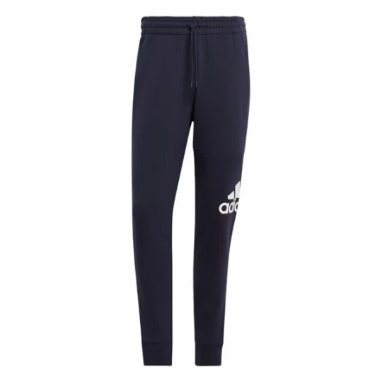 Zdjęcie produktu Spodnie dresowe męskie Essentials French Terry Tapered Cuff Logo Adidas Granatowy