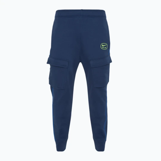Zdjęcie produktu Spodnie męskie Nike Air Fleece Cargo midnight navy / volt Granatowy