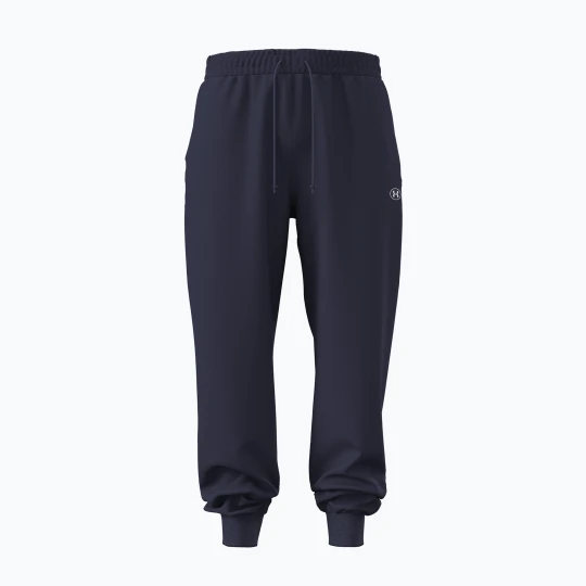 Zdjęcie produktu Spodnie męskie Under Armour Rival Fleece Jogger midnight navy / white Granatowy