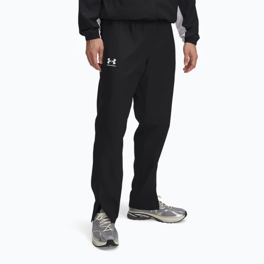Zdjęcie produktu Spodnie męskie Under Armour Rival Woven Windbreaker Pant black / black / white