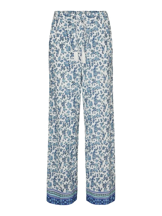 Zdjęcie produktu Vero Moda Spodnie "Milan" w kolorze niebieskim rozmiar: XS