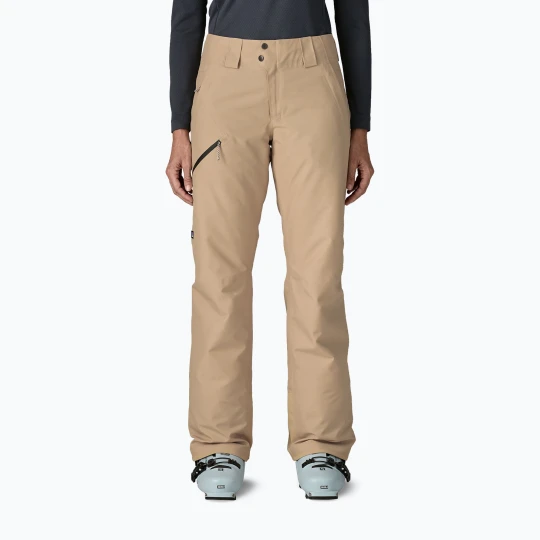 Zdjęcie produktu Spodnie narciarskie damskie Patagonia Insulated Powder Town oar tan Szary
