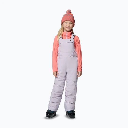 Zdjęcie produktu Spodnie narciarskie dziecięce Columbia Holcomb Grove Bib lavender pearl Fioletowy