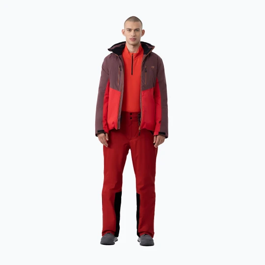 Zdjęcie produktu Spodnie narciarskie męskie 4F M343 dark red