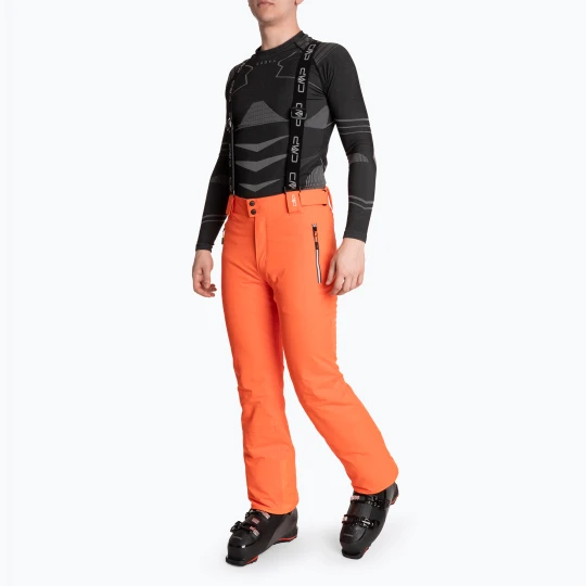 Zdjęcie produktu Spodnie narciarskie męskie CMP 3W04467 fanta fluo Pomarańczowy