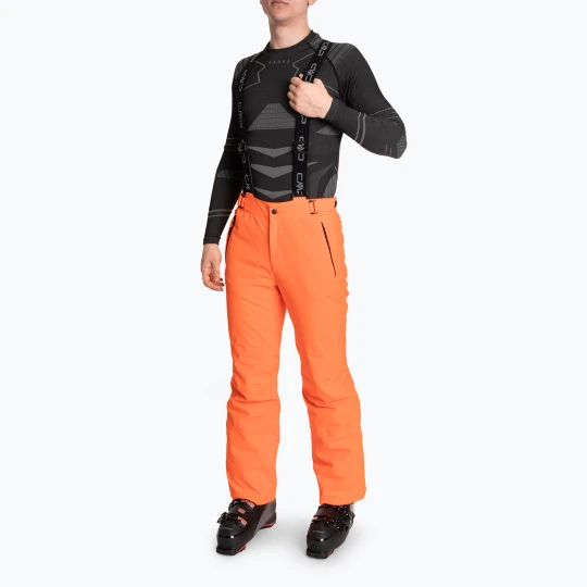 Zdjęcie produktu Spodnie narciarskie męskie CMP 3W17397N fanta fluo Pomarańczowy